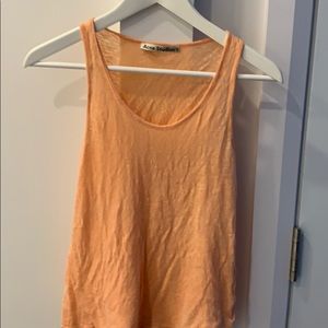 Acné studios linen tank top